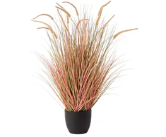 Beliani Dirbtinis augalas BRISTLEGRASS 120 cm oranžinis
