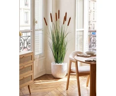Beliani Dirbtinis augalas BULRUSH 135 cm žalias