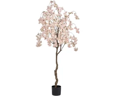 Beliani Dirbtinis augalas CHERRY TREE 190 cm rožinis