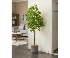 Beliani Dirbtinis augalas GINKGO TREE 150 cm žalias
