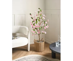 Beliani Dirbtinis augalas MAGNOLIA TREE 128 cm žalias