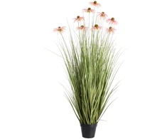 Beliani Dirbtinis augalas RUDBEKDARIUM 120 cm rožinis