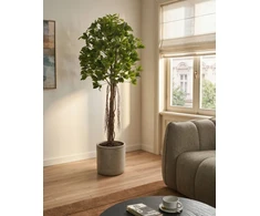 Beliani Dirbtinis augalas UMBRELLA TREE 175 cm Žalias