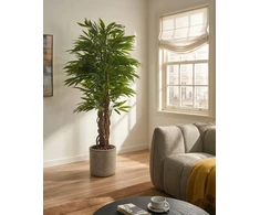 Beliani Dirbtinis augalas WILLOW TREE 180 cm Žalias