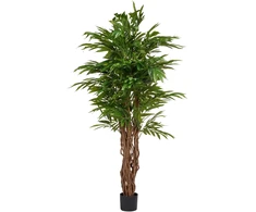 Beliani Dirbtinis augalas WILLOW TREE 180 cm Žalias