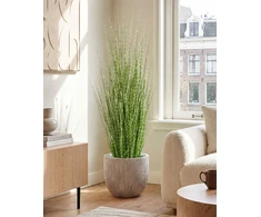 Beliani Dirbtinis augalas ZEBRA GRASS 120 cm žalias