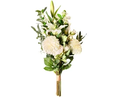 Beliani Dirbtinių gėlių puokštė PARREIRA 67 cm Balta
