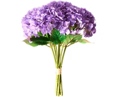 Beliani Dirbtinių gėlių puokštė PERNES 50 cm violetinė