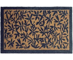 Beliani Durelių kilimėlis NUNIVAK natūralios spalvos 40 x 60 cm Lapas kokoso pluoštas