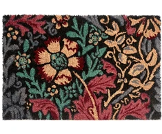 Beliani Durų kilimėlis ILLIAMNA spalvingas 50 x 80 cm gėlės kokoso pluoštas