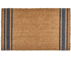 Beliani Durų kilimėlis PORTAGE natūralios spalvos 40 x 60 cm iš kokoso pluošto