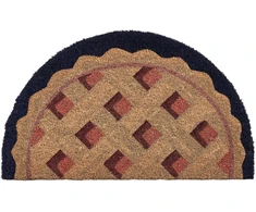 Beliani Durų kilimėlis SILAY spalvingas 45 x 75 cm kokoso pluoštas