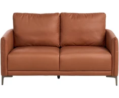 Beliani Dvivietė sofa CILENS, aukso rudos spalvos