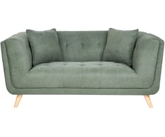 Beliani Dvivietė sofa HABO žalia