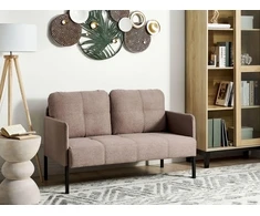 Beliani Dvivietė sofa LAHTI šviesiai ruda