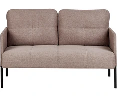 Beliani Dvivietė sofa LAHTI šviesiai ruda