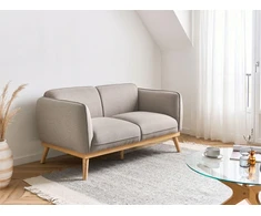 Beliani Dvivietė sofa LJUNG, šviesiai ruda