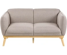 Beliani Dvivietė sofa LJUNG, šviesiai ruda