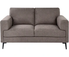 Beliani Dvivietė sofa LOUSTO, ruda