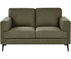 Beliani Dvivietė sofa LOUSTO, žalia