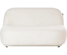 Beliani Dvivietė sofa LOVBERG, balkšva