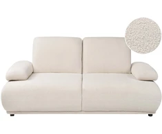 Beliani Dvivietė sofa NACKA Boucle, balta