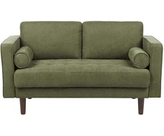 Beliani Dvivietė sofa NURMO tamsiai žalia