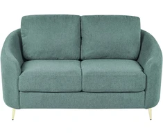 Beliani Dvivietė sofa TROSA žalia