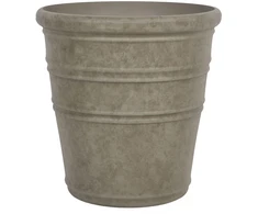 Beliani Gėlių vazonas AGISTRI 46 cm smėlio spalvos