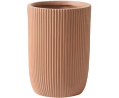 Beliani Gėlių vazonas EANTIO 30 cm rudas