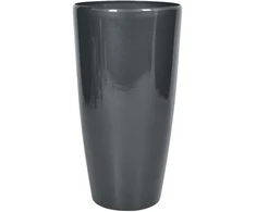 Beliani Gėlių vazonas TSERIA 40 cm juodas