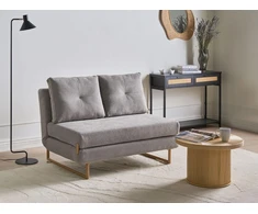 Beliani Išskleidžiama dvivietė sofa JERSLEV, pilka