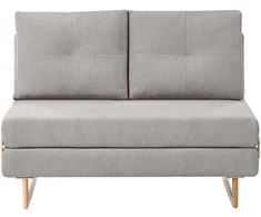 Beliani Išskleidžiama dvivietė sofa JERSLEV, pilka