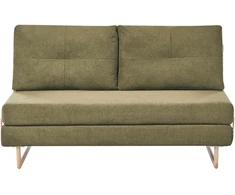 Beliani Išskleidžiama sofa 3 asmenims JERSLEV Žalia