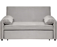 Beliani Išskleidžiama sofa HORMA pilka