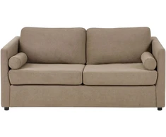 Beliani Išskleidžiama sofa INKOO, ruda