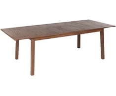 Beliani Išskleidžiamas sodo stalas CESANA 180/240 cm 100 cm, akacijos mediena, tamsiai rudas
