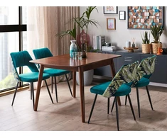 Beliani Išskleidžiamas valgomojo stalas TOMS tamsiai rudas 100/130 cm 80 cm