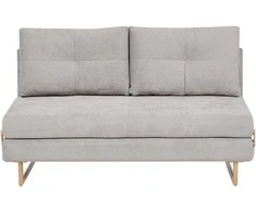 Beliani Ištiessama sofa 3 asmenims JERSLEV Pilka
