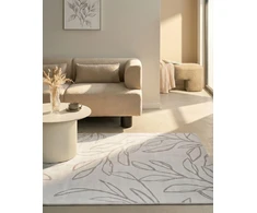 Beliani Kilimas BISMIL šviesiai smėlio spalvos 160 x 230 cm