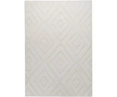 Beliani Kilimas BORAH, kreminės baltos spalvos, 160 x 230 cm