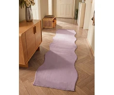 Beliani Kilimas DAWA šviesiai violetinis 80 x 300 cm