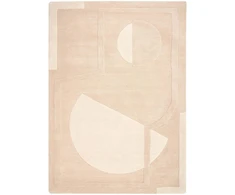 Beliani Kilimas GAYA smėlio spalvos 160 x 230 cm vilnonis