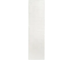 Beliani Kilimas GINGERA laužyta balta 80 x 300 cm