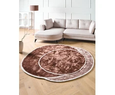 Beliani Kilimas KANRACH Rudas 200 x 200 cm Viskozė