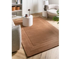 Beliani Kilimas KARGIL rudas 160 x 230 cm vilnonis