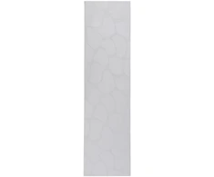 Beliani Kilimas KAWI, šviesiai pilkas, 80 x 300 cm