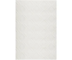 Beliani Kilimas KEVIREL laužyta balta 160 x 230 cm
