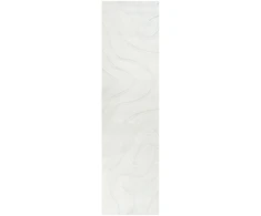 Beliani Kilimas SELVORI beveik baltas, 80 x 300 cm