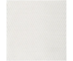 Beliani Kilimas TWYNAM, lūžtanti balta, 160 × 160 cm